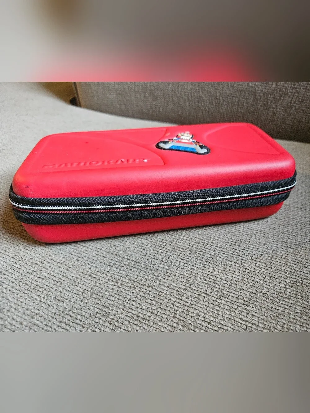 Mario Kart Red Hard Shell Carry Case For Nintendo Handheld Systems